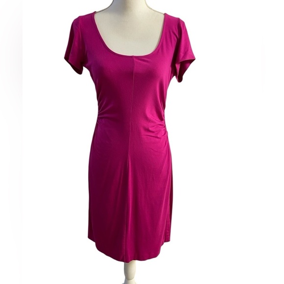 Diane Von Furstenberg dress mini orchid bloom jersey knit Medium - Picture 5 of 12